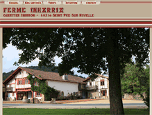 Tablet Screenshot of ferme-inharria.com